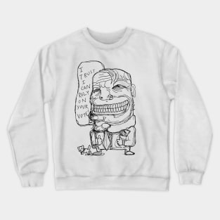 Electioneering Illustrated Lyrics Crewneck Sweatshirt